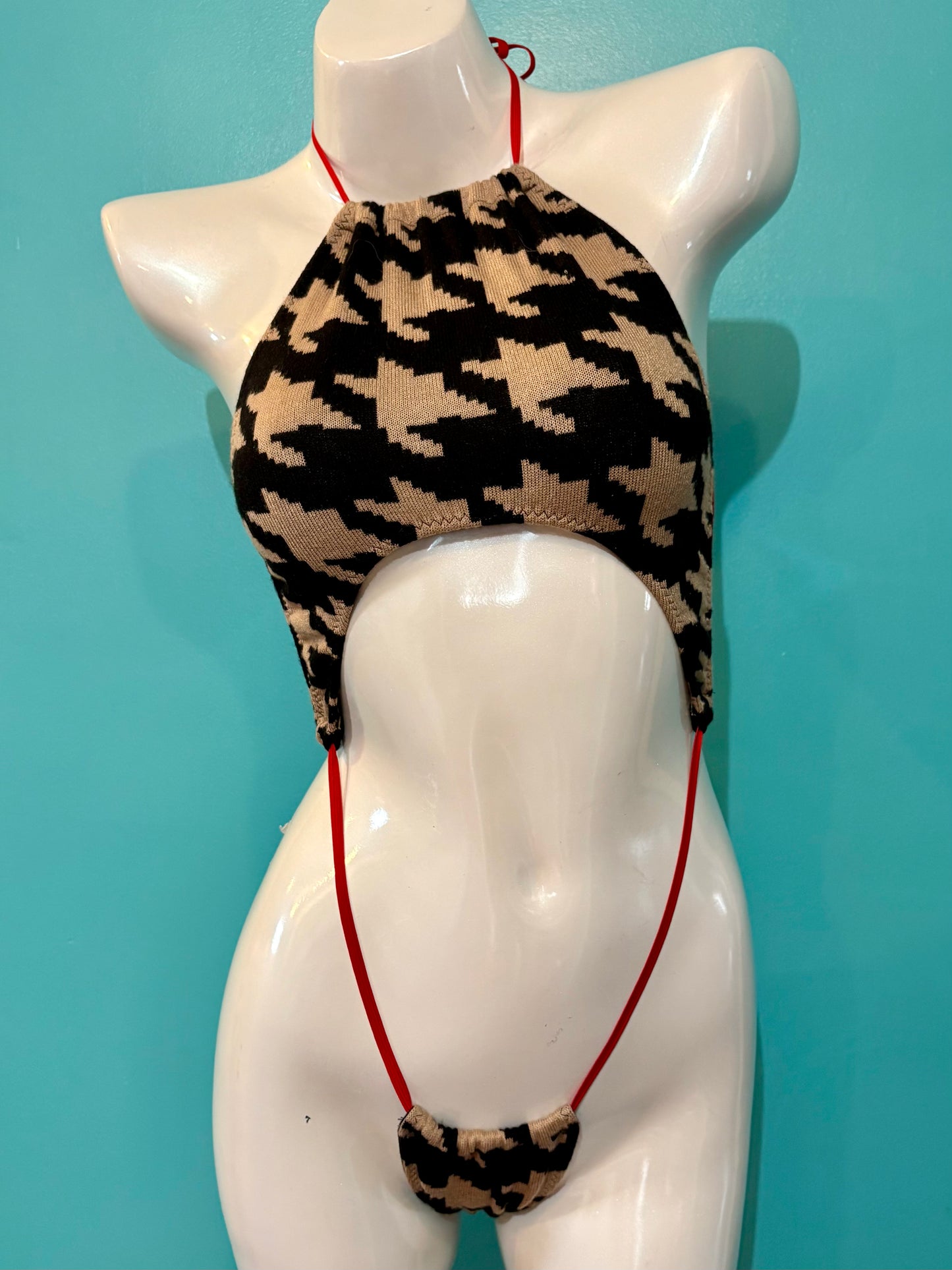 Houndstooth Phoenix Onesie