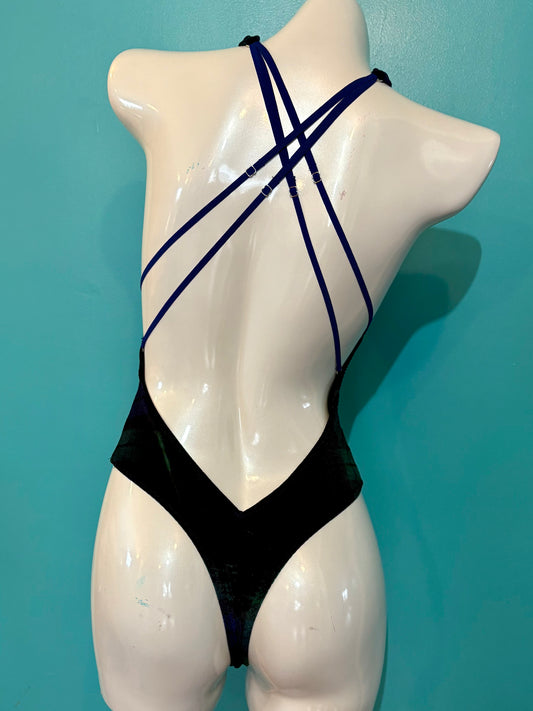 Tartan Cross Bodysuit