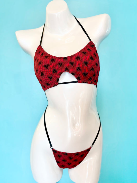 Laced Love Ava Set - Red